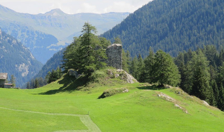 Burgruine Splügen, Switzerland, Switzerland